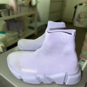Toddler Lavendar Balenciaga Runners